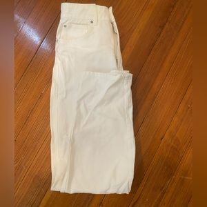 H&M loose mom jeans white